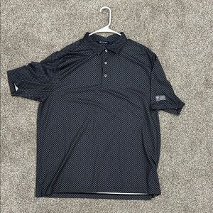 Men's Black / Grey Golf Polo